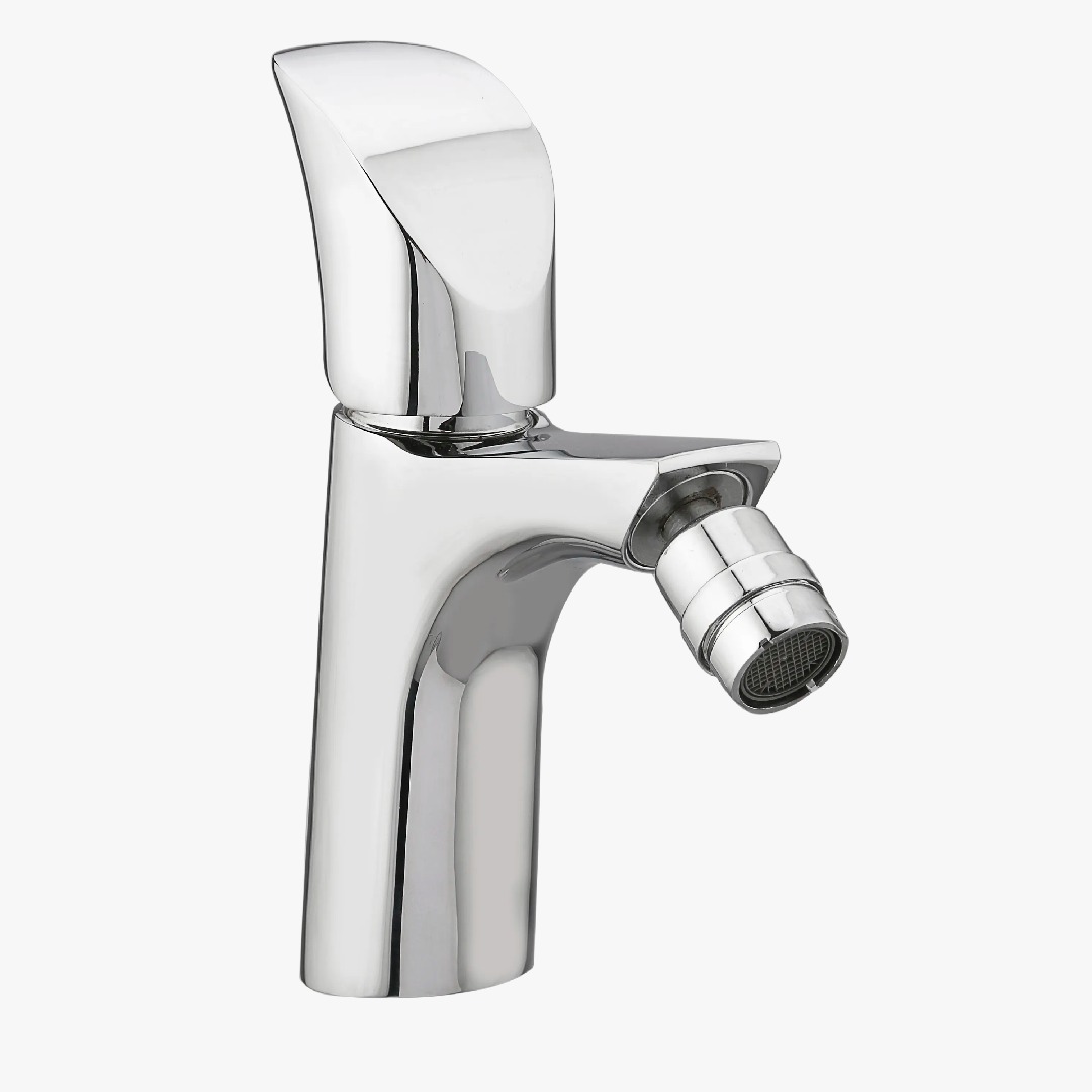 Durable water-efficient basin mixer for modern washrooms.